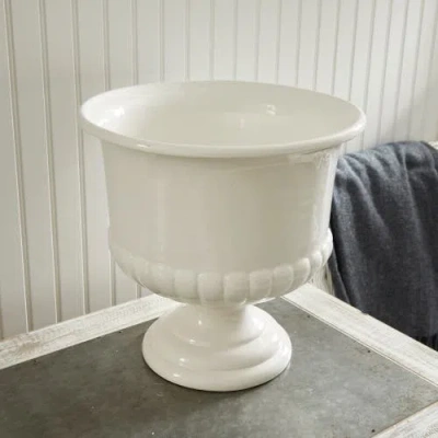 Napa Home & Garden Mirabelle Decorative Pedestal Bowl In White