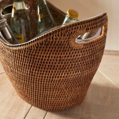 Napa Home & Garden Burma Rattan Beverage Tub Large In Brown