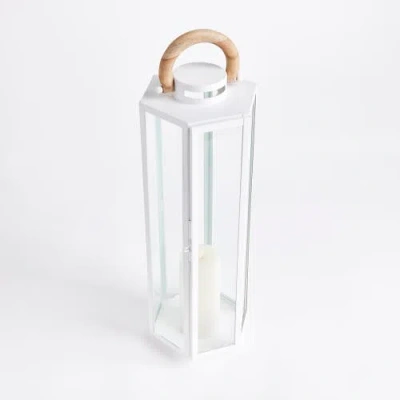 Napa Home & Garden Dockside Outdoor Lantern In White