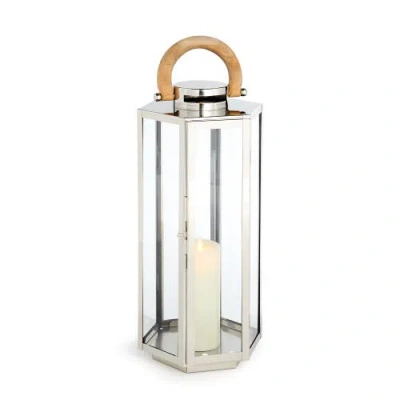 Napa Home & Garden Dockside Outdoor Lantern In Silver