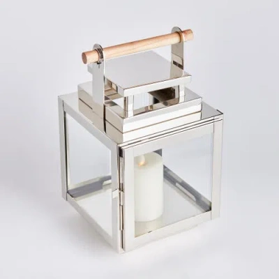 Napa Home & Garden Adwin Outdoor Lantern In Silver