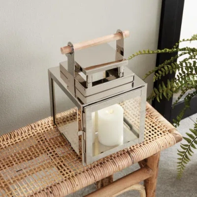 Napa Home & Garden Adwin Outdoor Lantern In Silver