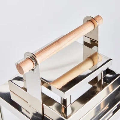 Napa Home & Garden Adwin Outdoor Lantern In Silver