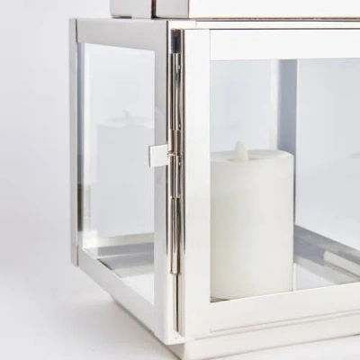 Napa Home & Garden Adwin Outdoor Lantern In Silver