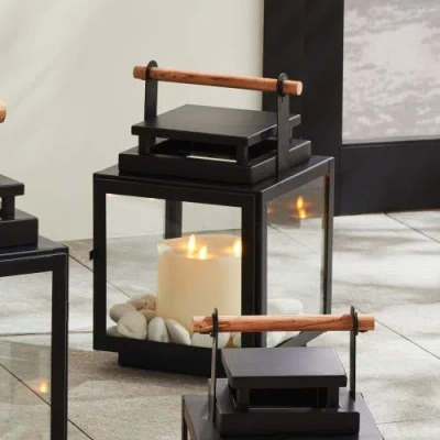 Napa Home & Garden Adwin Outdoor Lantern In Black