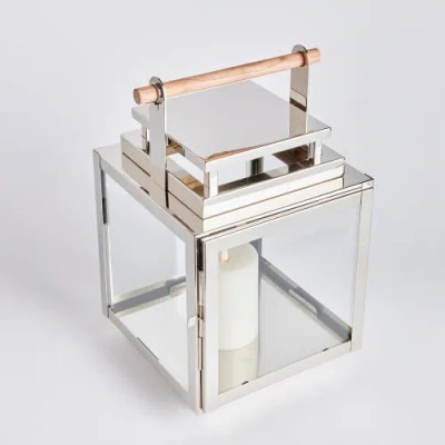 Napa Home & Garden Adwin Outdoor Lantern In Silver