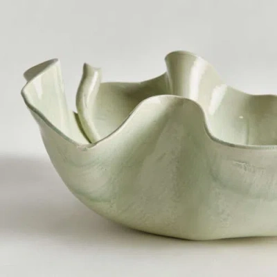 Napa Home & Garden Moricento Leaf Sculpture In Green