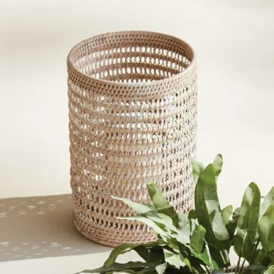 Napa Home & Garden Burma Rattan Hurricane Large In Neutral