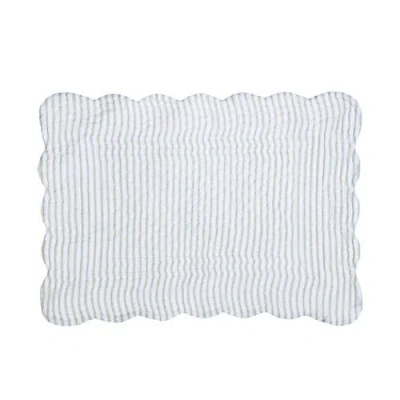 C & F Home C&f Home Lavender Fields Reversible Machine Washable Scallop Quilt Placemats Set Of 6 In Purple