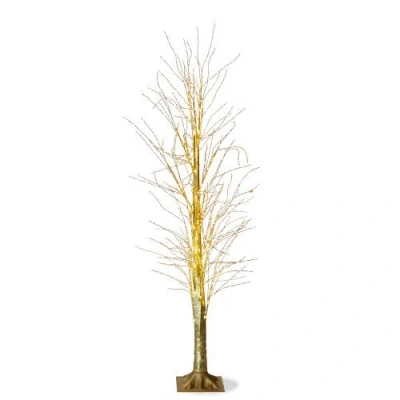Tag Gold Twinkle Led Pine Tree Artificial Holiday Decor Indoor In Gold