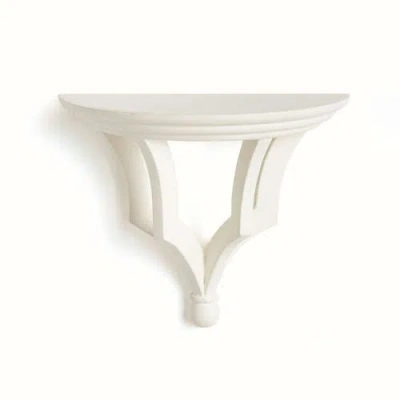 Napa Home & Garden Bennett Antique White Floating Wall Shelf In White