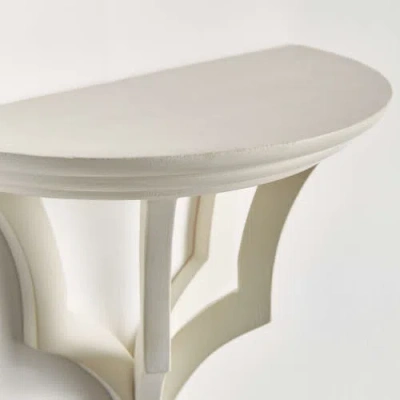 Napa Home & Garden Bennett Antique White Floating Wall Shelf In White