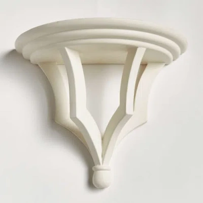 Napa Home & Garden Bennett Antique White Floating Wall Shelf In White