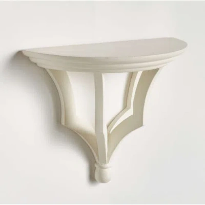 Napa Home & Garden Bennett Antique White Floating Wall Shelf In White