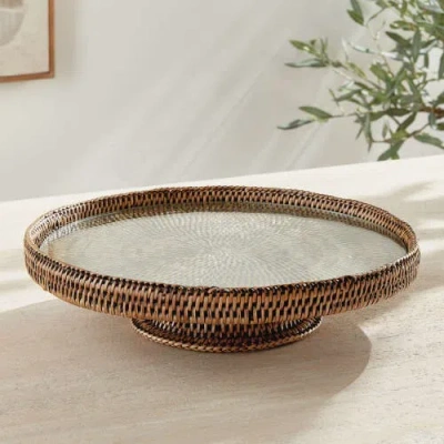 Napa Home & Garden Burma Rattan Serving Stand In Brown