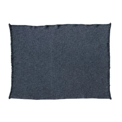 Storied Home Stonewashed Bouclé Cotton Blend Throw, Charcoal In Gray