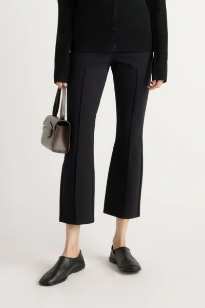Modern Citizen Tez Kick-flare Ponte Stretch Pant In Black