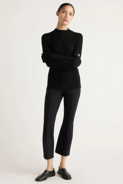 Modern Citizen Tez Kick-flare Ponte Stretch Pant In Black