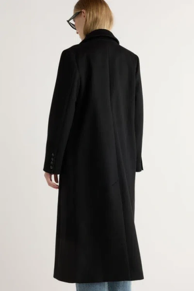 Modern Citizen Ravenna Wool-blend Maxi Coat In Black