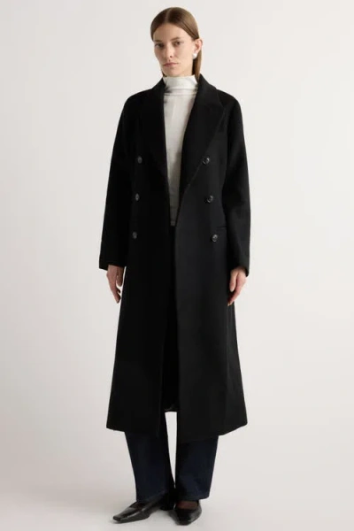 Modern Citizen Ravenna Wool-blend Maxi Coat In Black