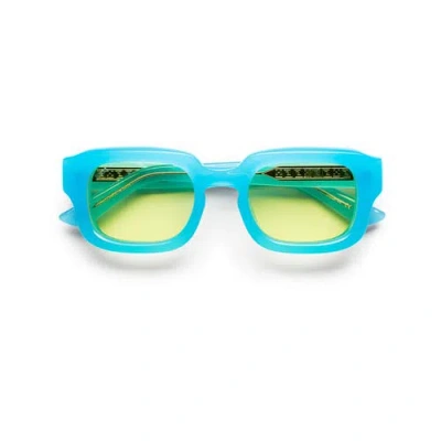 Vada Haskell Fever Square-frame Sunglasses In Blue