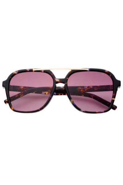 Freyrs Eyewear Spencer Aviator Sunglasses In Purple