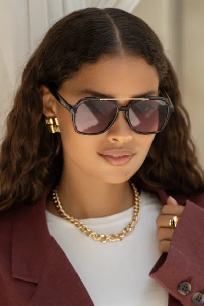 Freyrs Eyewear Spencer Aviator Sunglasses In Purple