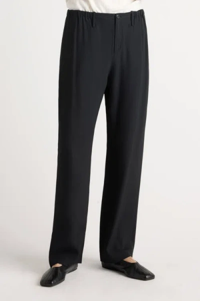 Modern Citizen Nuri Tailored Stretch-waist Pant In Black