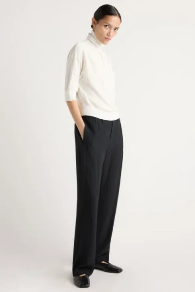 Modern Citizen Nuri Tailored Stretch-waist Pant In Black