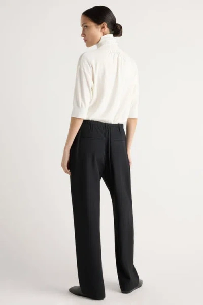Modern Citizen Nuri Tailored Stretch-waist Pant In Black