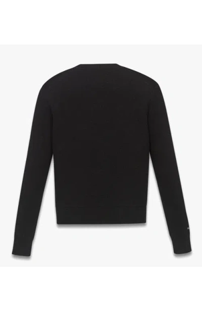Mcm Robot-graphic Sweater In Black