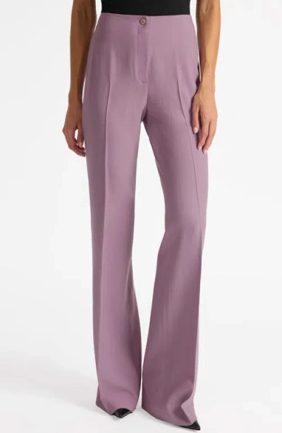Santorelli Elizabeth Flared Leg Pant In Purple