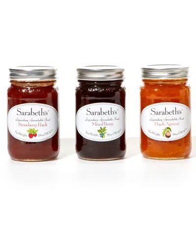 Sarabeth's Three Jar Gift Box In Transparent