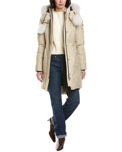 Moose Knuckles Stirling Parka In Neutral