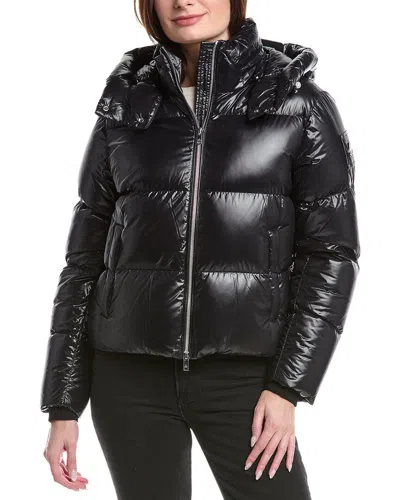 Moose Knuckles Down Puffer Jacket In Animal Print