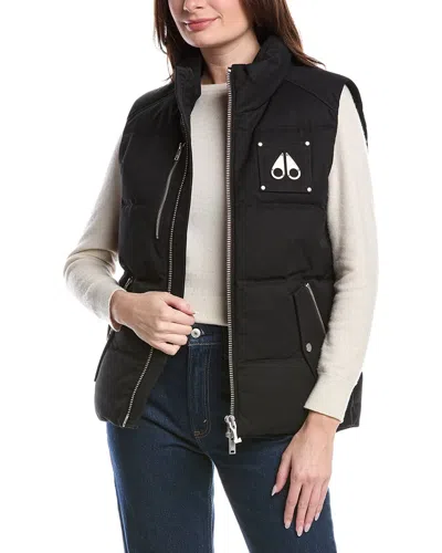 Moose Knuckles Down Vest In Black