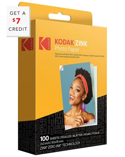 Kodak Zink 100 Pack With $7 Credit In Multi