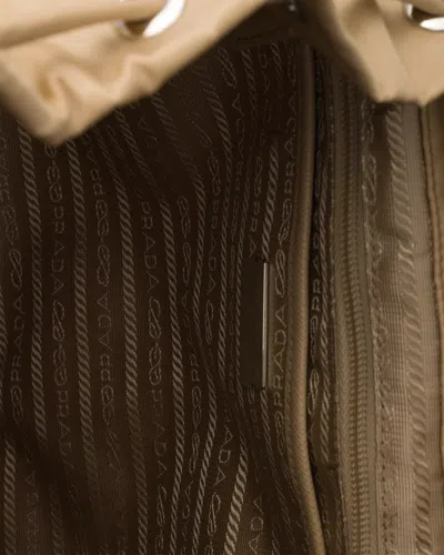 Prada Medium Re-nylon Backpack In Brown