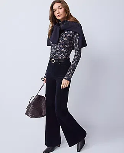 Ann Taylor Weekend Collection Wide-leg Corduroy Pant In Multi