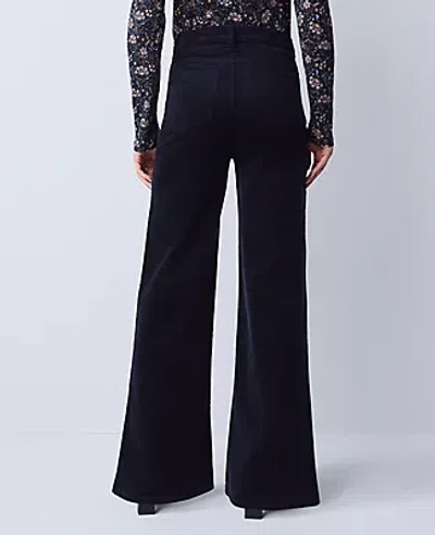 Ann Taylor Petite Weekend Collection Wide-leg Corduroy Pant In Multi