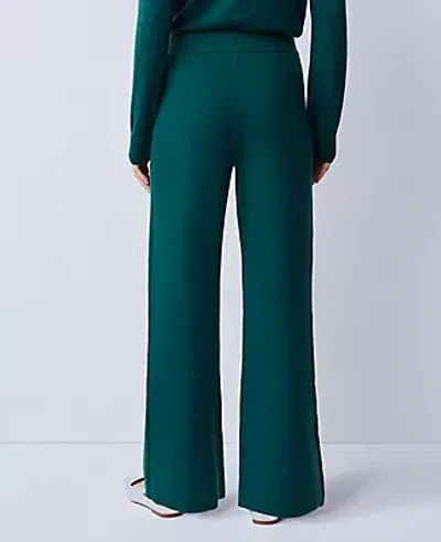 Ann Taylor The Wide-leg Sweater Pant In Green