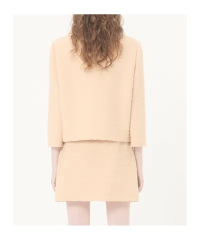 Valentino Garavani Vlogo Signature Wool Jacket In Neutral
