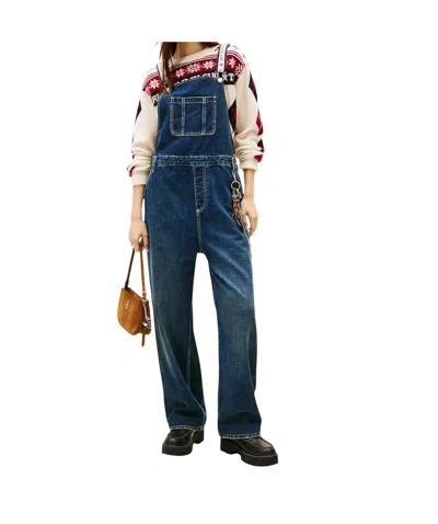 Tommy Hilfiger Denim Overalls In Blue