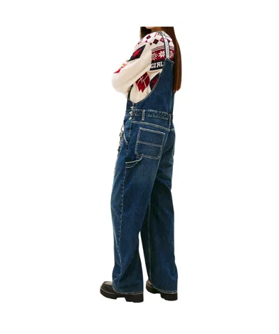 Tommy Hilfiger Denim Overalls In Blue