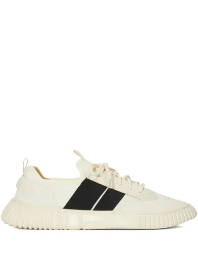 Osklen Lace-up Panelled Sneakers In White
