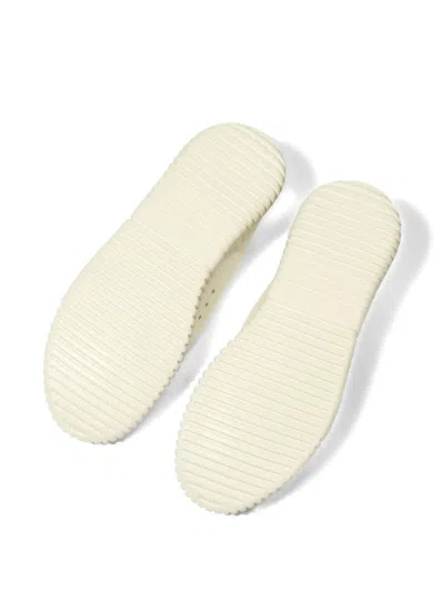 Osklen Lace-up Panelled Sneakers In White