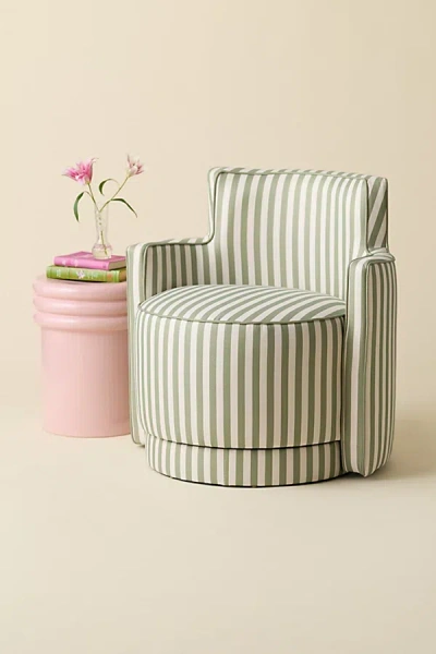 Urban Outfitters Rhea Swivel Lounge Chair In Light Green At  In Green