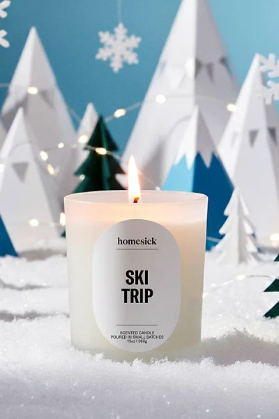 Homesick Winter Candle In Ski Trip At Urban Outfitters In White