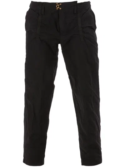 Kolor Cropped Trousers In Black