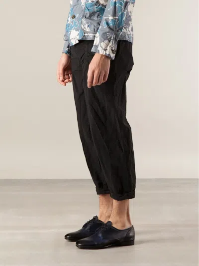 Kolor Cropped Trousers In Black